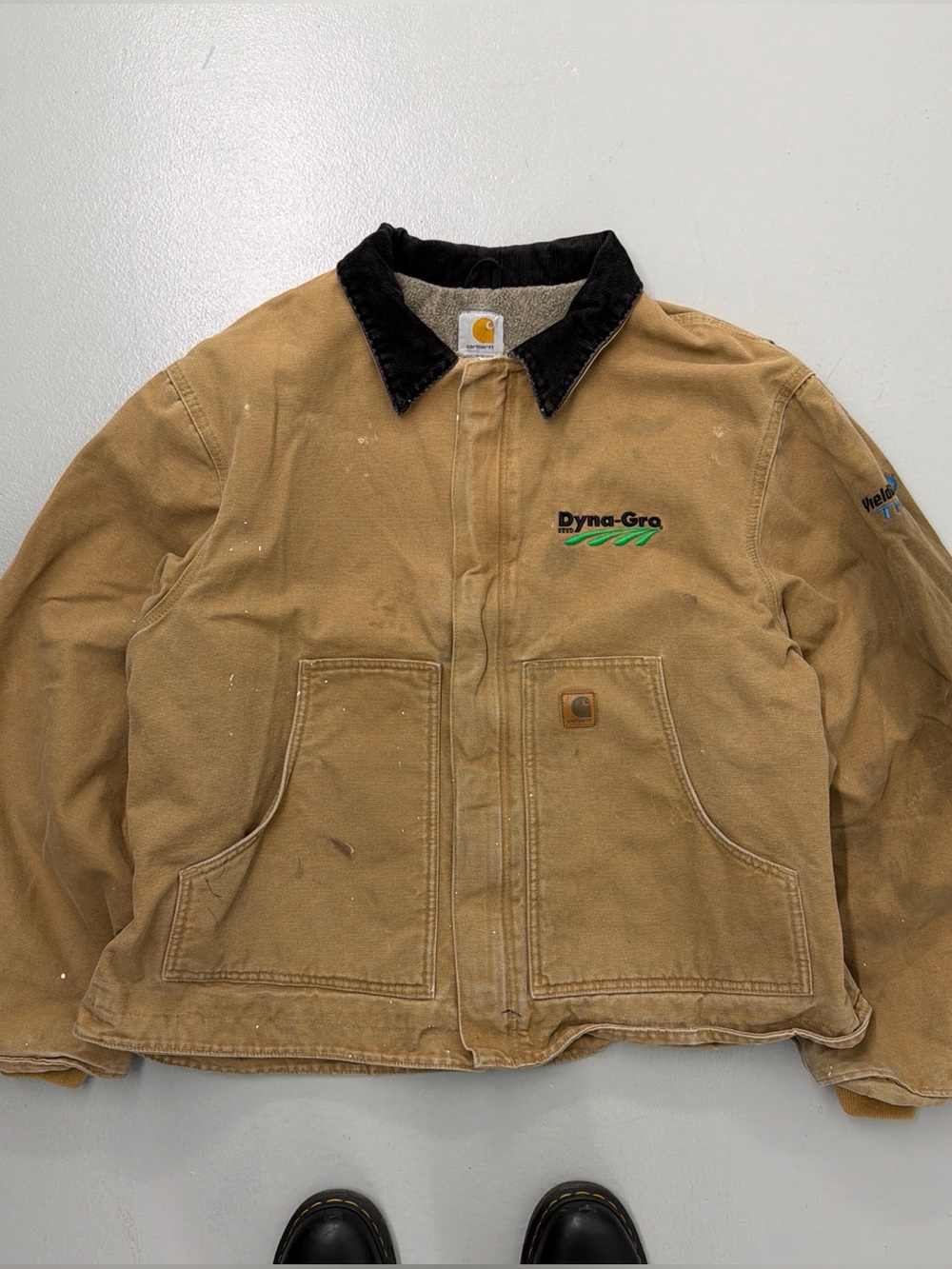 Vintage J184 Carhartt Tan Jacket